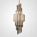 Люстра подвесная Imperiumloft Impers croiss Impr_193714-23 11 ламп 22 м² цвет прозрачный/латунь