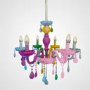 Люстра подвесная Imperiumloft Rainbow Impr_196805-26 6 ламп 12 м² цвет разноцветный