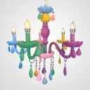 Люстра подвесная Imperiumloft Rainbow Impr_196806-26 5 ламп 10 м² цвет разноцветный