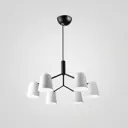 Люстра подвесная Imperiumloft Skym Impr_203498-26 6 ламп 12 м² цвет белый/черный