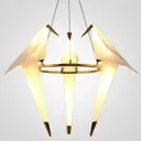 Люстра подвесная светодиодная Imperiumloft Origami bird Impr_75246-22 9 м² белый свет цвет серый, золотой