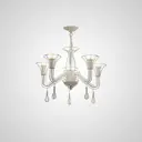 Люстра подвесная Imperiumloft Cast white Impr_101410-26 5 ламп 20 м² цвет белый