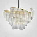 Люстра подвесная Imperiumloft Waltz Impr_177868-26 28 ламп 56 м² цвет прозрачный/золотой