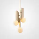 Светильник подвесной Imperiumloft Neo Impr_212832-26 3 ламп 6 м² цвет белый, латунь