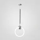 Светильник подвесной светодиодный Imperiumloft Ring l Impr_178413-26 15 м² белый свет цвет серебристый/белый