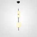 Светильник подвесной светодиодный Imperiumloft White beads pendant Impr_189529-22 10 м² белый свет цвет белый/черный