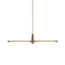 Светильник подвесной светодиодная Imperiumloft Kiel Impr_204543-26 15 м² белый свет цвет белый, коричневый, латунь