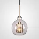 Светильник подвесной Imperiumloft Catch f pear brass Impr_101418-26 1 лампа 5 м² цвет прозрачный/бронзовый