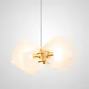 Светильник подвесной Imperiumloft Gabriel scott welles glass Impr_123396-22 2 лампы 4 м² цвет белый/золотой