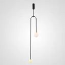 Светильник подвесной Imperiumloft Lines Impr_140816-26 2 лампы 2 м² цвет белый/черный