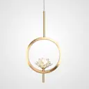 Светильник подвесной Imperiumloft Lotos Impr_140840-26 1 ламп 2 м² цвет прозрачный, латунь