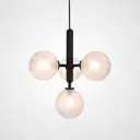 Светильник подвесной Imperiumloft Raffin01 Impr_177908-26 4 лампы 8 м² цвет прозрачный/черный