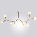 Люстра на штанге Imperiumloft Formula Impr_207822-26 8 ламп 16 м² цвет дерево/белый