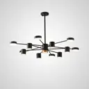 Люстра на штанге светодиодная Imperiumloft Merill Impr_204088-26 30 м² белый свет цвет черный