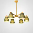 Люстра на штанге Imperiumloft Natura a green Impr_177993-26 6 ламп 18 м² цвет желтый/зеленый