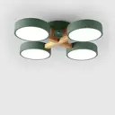 Люстра подвесная светодиодная Imperiumloft Joist Impr_178328-26 17 м² белый свет цвет зеленый