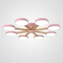 Люстра подвесная светодиодная Imperiumloft Turna pink Impr_178343-26 50 м² белый свет цвет розовый