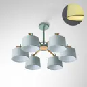 Люстра потолочная Imperiumloft Even Impr_178368-26 6 ламп 15 м² цвет черный, оливковый