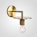 Настенный светильник Imperiumloft Rh knurled disk shade sconce brass Impr_123282-22 цвет латунь