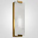Настенный светильник Imperiumloft Marble rectangle wall lamp brass Impr_155095-22 цвет белый/золотой