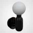 Настенный светильник Imperiumloft Parachilna aballs black d15 Impr_184494-22 цвет белый/черный