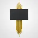 Настенный светильник Imperiumloft Sohne cg 90-0009 fiore black h75 w32 Impr_192856-22 цвет черный/золотой