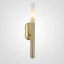 Настенный светильник Imperiumloft Rousseau small bath sconce brass Impr_192930-22 цвет белый/латунь