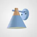 Настенный светильник Imperiumloft Nod wall blue Impr_178361-26 цвет голубой