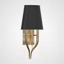 Настенный светильник Imperiumloft Crystal light brunilde ipe cavalli h52 gold/black Impr_189450-22 цвет черный/золотой