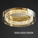 Люстра подвесная светодиодная Imperiumloft Persey 223746-23 21 м² белый свет цвет янтарный/латунь