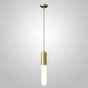 Светильник подвесной Imperiumloft Sigleif 232513-23 1 лампа 3 м² цвет прозрачный/латунь