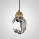 Светильник подвесной светодиодный Imperiumloft Cristel 167511-26 2 м² белый свет цвет прозрачный/латунь