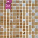 Декоративная мозаика Nsmosaic S-471 NS01GL0054 30x30см цвет коричневый