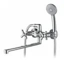 Смеситель для ванны и душа с длинным изливом Gross Aqua Retro. 7016083С-35L(F)