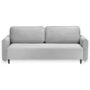 Диван Ramart design Сканди 80622940 219x85x100 см велюр цвет серый/серебристый