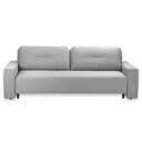 Диван Ramart Design Хэппи 80622894 228x85x100 см велюр цвет серый/серебристый