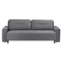 Диван Ramart Design Руна 80622999 228x85x100 см велюр цвет серый/серебристый