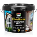 Фасадная краска Jobi EffektFarbe структурная матовая цвет белый 9 л