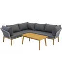 Набор садовой мебели Azzura лот351 акация серый/серебристый диван столик