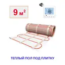 Нагревательный мат Теплософт 9 м² 1350 Вт 91350/25