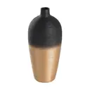 Ваза Eglo 421423 керамика цвет черный, золотой 28 см