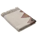 Плед Eglo 420073 170x130 см хлопок цвет белый, бежевый