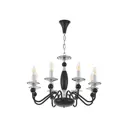 Люстра подвесная Arte Milano 810301.1.8.210.u.e14.bk.cr 8 ламп 24 м² цвет хром/черный
