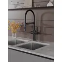 Смеситель для кухни Agger A3252544 гибкий излив 17.9 см цвет черный