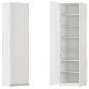Шкаф распашной Байонна белый с 6 полками 60х232,2х54,5 ЛДСП каркас белый
