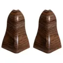 Уголок наружный для плинтуса Pro Дом «Дуб Венге» высота 55 мм 2 шт.