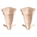 Уголок внутренний для плинтуса Pro Дом «Дуб Ривьера» высота 55 мм 2 шт.