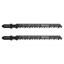 Пилка для электролобзика по дереву и пластику KWB 626105 быстрый рез, 2 шт.