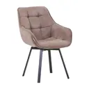 Стул La alta 41x89x61 см замша цвет темно-серый 2 шт.