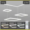 Люстра подвесная светодиодная Citilux Дуэт CL719K310 с пультом управления белая